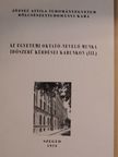 Dr. Ágoston György - Az egyetemi oktató-nevelő munka időszerű kérdései Karunkon III. [antikvár]
