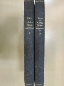 Dr. Supan Alexander - A fizikai földrajz alapvonalai I-II. [antikvár]