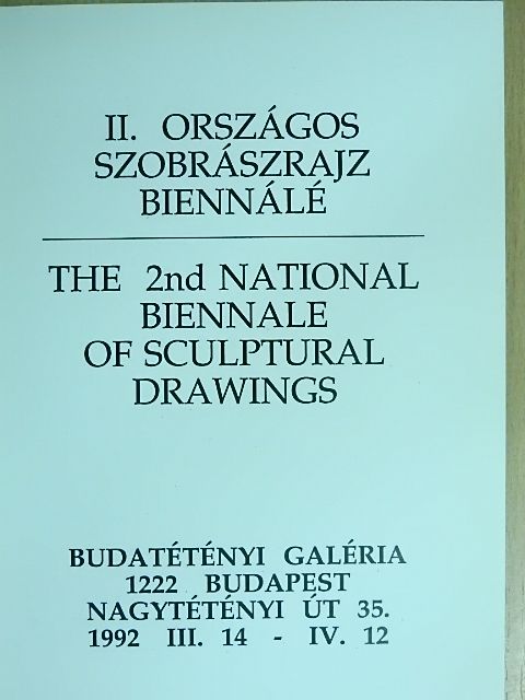 II. Országos Szobrászrajz Biennálé [antikvár]