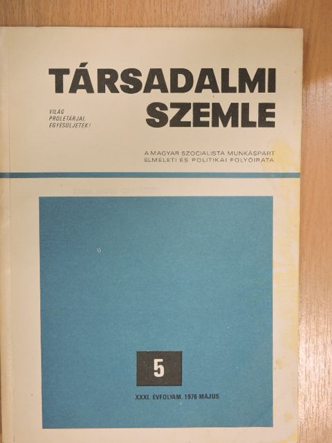 Barabás János - Társadalmi Szemle 1976. május [antikvár]