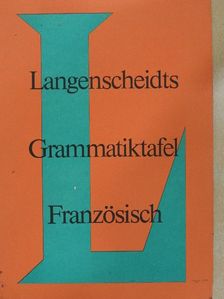 Langenscheidts Grammatiktafel Französisch [antikvár]
