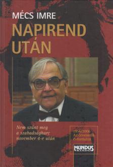 Mécs Imre - Napirend után [antikvár]