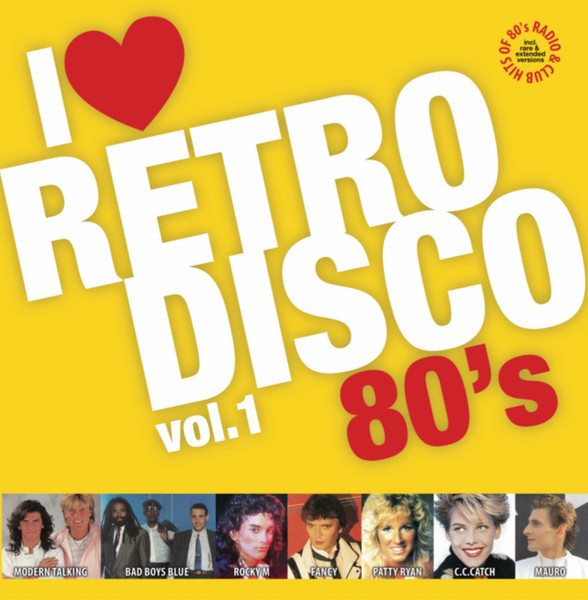 I LOVE RETRO DISCO VOL.1 80's LP