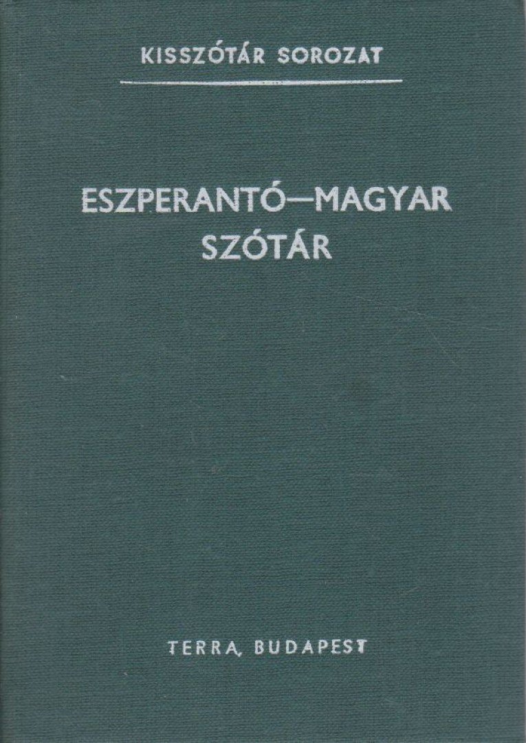 PECHAN ALFONZ - Eszperantó-magyar szótár [antikvár]