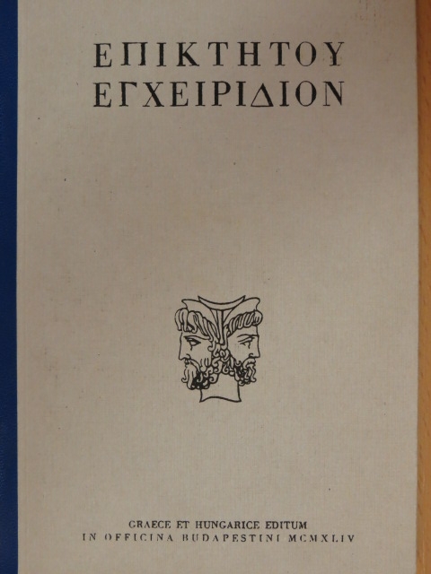 Epiktétos - Epiktétos kézikönyvecskéje [antikvár]