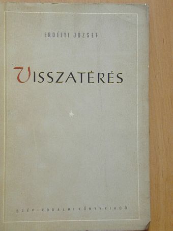 Erdélyi József - Visszatérés [antikvár]