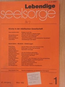 Anton Berger - Lebendige Seelsorge März 1992 [antikvár]