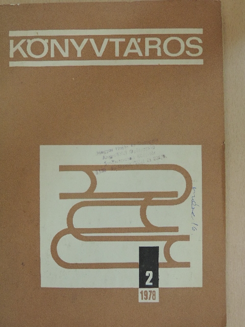 Bánhegyi Gyuláné - Könyvtáros 1978. február [antikvár]