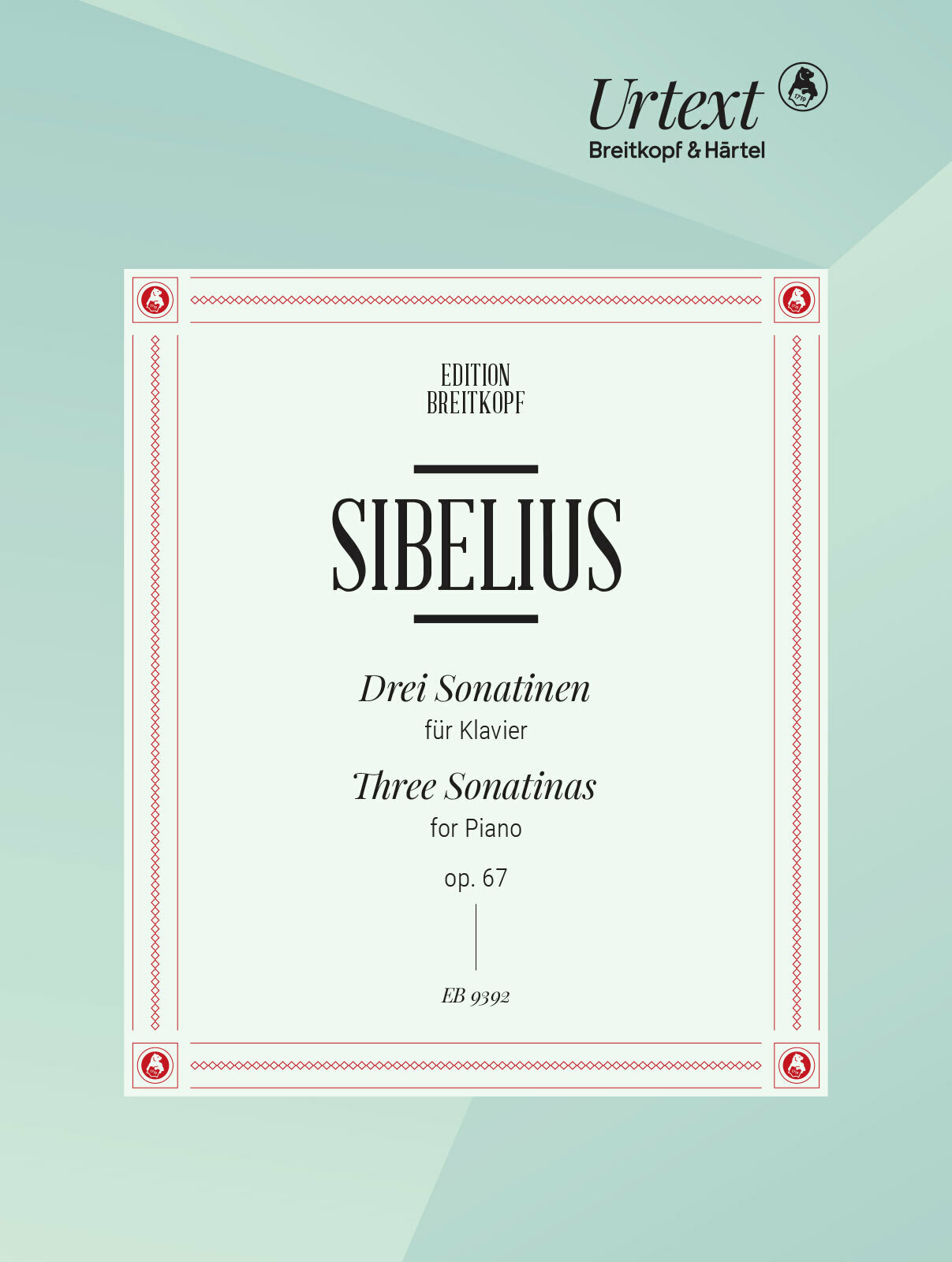 SIBELIUS - DREI SONATINEN FÜR KLAVIER OP.67