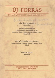 Monostori Imre (Főszerk.) - Új Forrás 1995. XXVII. évfolyam 3. szám (Dedikált) [antikvár]