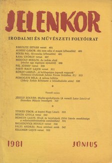 Csordás Gábor - Jelenkor 1981. június [antikvár]