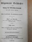 Karl von Rotteck - Allgemeine Geschichte I-II. (gótbetűs) [antikvár]