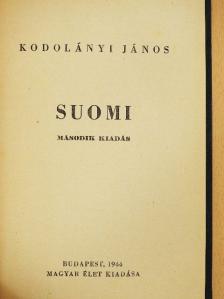 Kodolányi János - Suomi [antikvár]