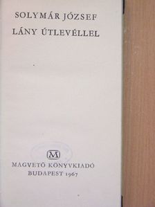 Solymár József - Lány útlevéllel [antikvár]