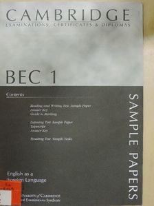 Cambridge BEC 1 - Sample Papers [antikvár]