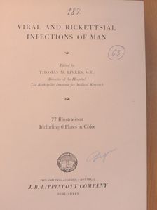 Joseph E. Smadel - Viral and Rickettsial Infections of Man [antikvár]