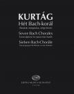 KURTÁG GYÖRGY - HÉT BACH-KORÁL ÁTIRATOK ZONGORÁRA, NÉGY KÉZRE