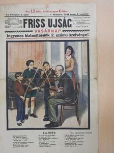 Erdősi Szilveszter - Friss Ujság Vasárnap 1938. január 9. [antikvár]