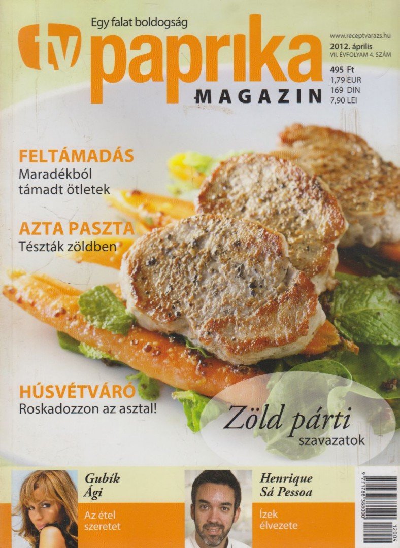 ZSIGMOND GÁBOR - TV paprika magazin 2012. április [antikvár]