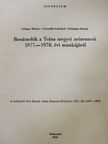 Götzinger Károly - Beszámolók a Tolna megyei múzeumok 1977-1978. évi munkájáról [antikvár]