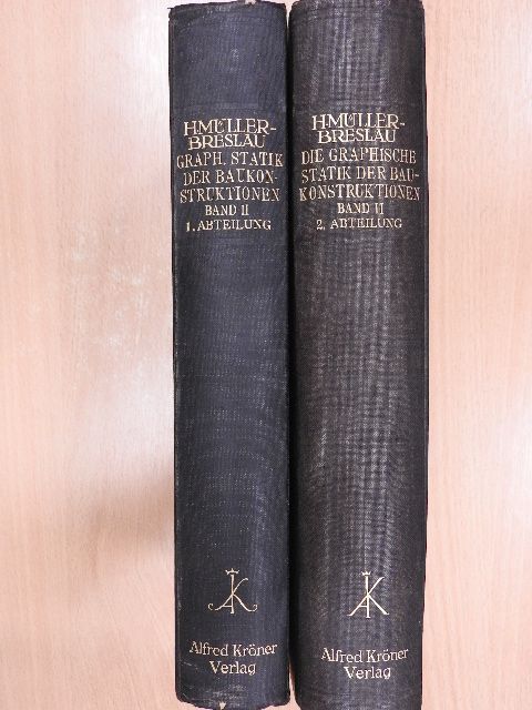 Dr.-Jng. Heinrich Müller-Breslau - Die graphische Statik der Baukonstruktionen II/1-2. [antikvár]