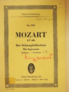 Wolfgang Amadeus Mozart - Der Schauspieldirektor [antikvár]