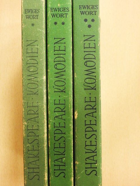 William Shakespeare - Komödien 1-3. [antikvár]