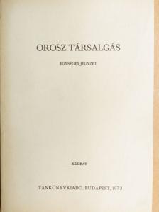 Magyarfalvi Lajos - Orosz társalgás [antikvár]