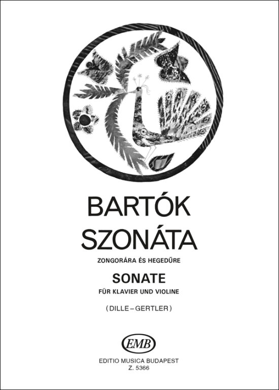 BARTÓK - SZONÁTA HEGEDŰRE ÉS ZONGORÁRA (DILLE-GERTLER)