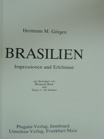 Hermann Bank - Brasilien [antikvár]