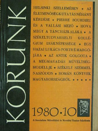 Albert Dávid - Korunk 1980. október [antikvár]