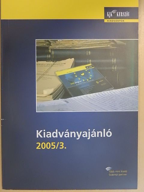 Kiadványajánló 2005/3. [antikvár]