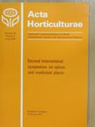 E. Józsa - Second International Symposium on Spices and Medicinal Plants and 27th Scientific Meeting of GA II. [antikvár]