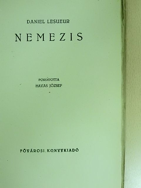 Daniel Lesueur - Nemezis [antikvár]
