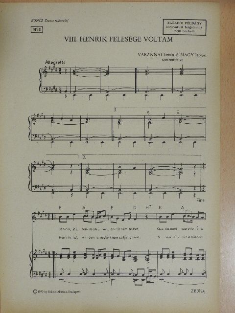S. Nagy István - VIII. Henrik felesége voltam [antikvár]
