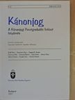 Artner Péter - Kánonjog 2007 [antikvár]
