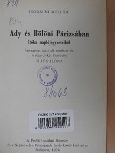 Ady és Bölöni Párizsában [antikvár]