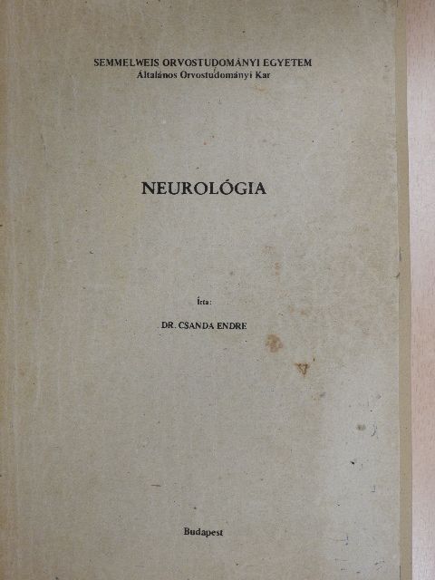 Dr. Csanda Endre - Neurológia [antikvár]