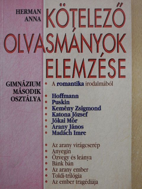 Herman Anna - Kötelező olvasmányok elemzése 3. [antikvár]