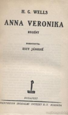 H.G. Wells - Anna Veronika [antikvár]