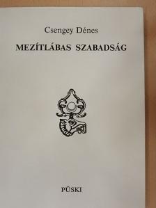 Csengey Dénes - Mezítlábas szabadság [antikvár]