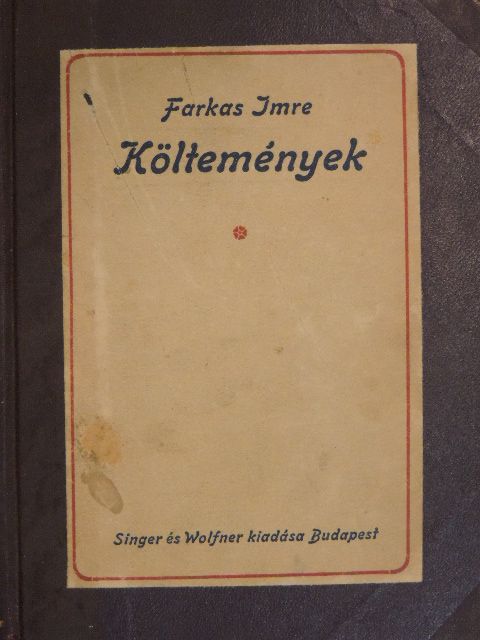 Farkas Imre - Költemények I. [antikvár]
