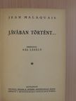 Jean Malaquais - Jávában történt... [antikvár]