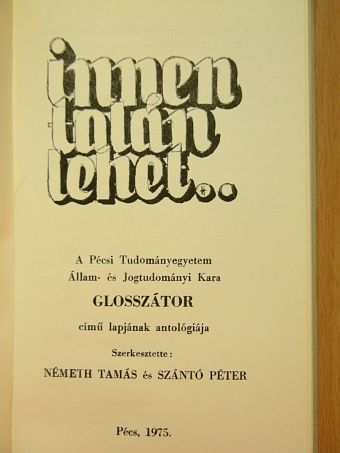 Dunai Imre - Innen talán lehet... [antikvár]