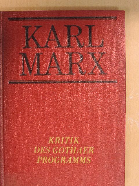 Engels - Kritik des Gothaer Programms [antikvár]