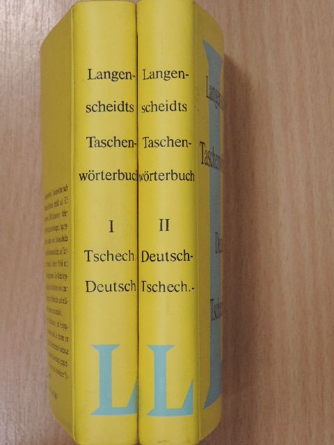 Dr. Friedrich Kabesch - Langenscheidts Taschenwörterbuch der Tschechischen und Deutschen Sprache I-II. [antikvár]
