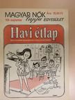 Havi étlap 1990. szeptember [antikvár]