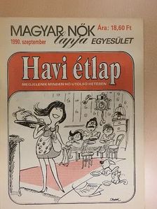 Havi étlap 1990. szeptember [antikvár]