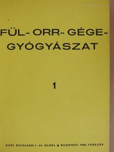 Dr. Becske Miklós - Fül-orr-gégegyógyászat 1980-1981. január-december [antikvár]