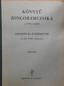Chr. Fr. Schale - Könnyű zongoramuzsika a XVIII. századból [antikvár]